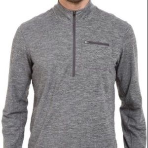 Prana Zylo 1/4 Zip Long Sleeve Blue Pullover